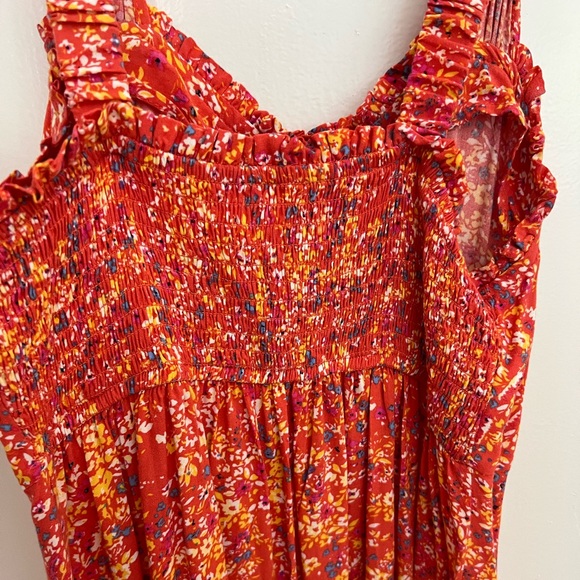 Colorful smocked midi - Picture 3 of 6